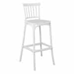 WINDSOR Σκαμπό BAR, PP Άσπρο 49x46x103cm - Image 5