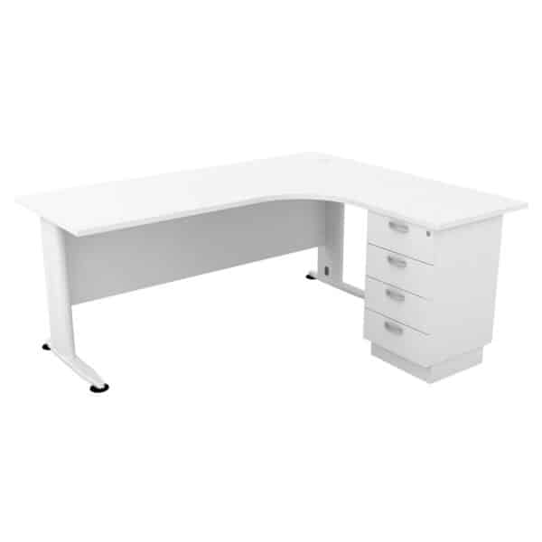 SUPERIOR COMPACT Δεξιά Γωνία Απόχρωση Άσπρο 180x70x75 / 150x60x75cm - Image 4