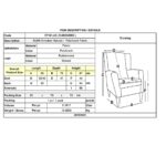 ALMA Πολυθρόνα - Μπερζέρα Σαλονιού - Καθιστικού Φυσικό, Ύφασμα Patchwork, K/D 69x76x97cm - Image 6