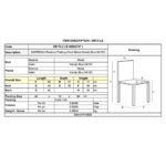 ΖΑΠΠΕΙΟΥ Pantone Καρέκλα Κήπου-Βεράντας, Πτυσσόμενη, Μέταλλο Βαφή Sandy Blue 5415C 40x51x77cm - Image 6