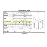 EMERSON Πολυθρόνα Φυσικό - Pu Μαύρο 48x53x79cm - Image 10