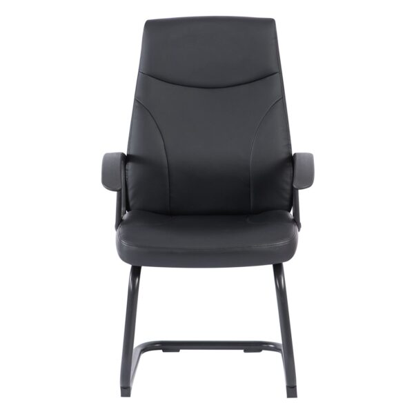 BF1250V Πολυθρόνα Γραφείου Επισκέπτη, Pu Μαύρο 60x64x100cm - Image 10