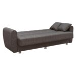 SYDNEY Καναπές - Κρεβάτι με Αποθηκευτικό Χώρο, 3Θέσιος Ύφασμα Καφέ Sofa:210x80x75 Bed:180x100cm - Image 7