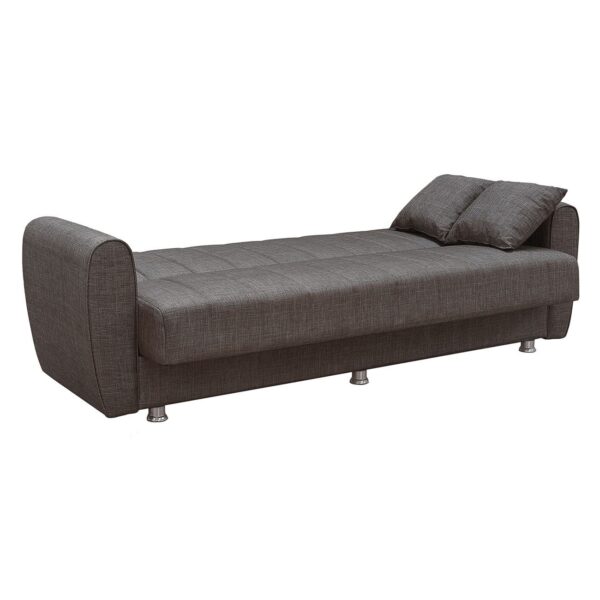 SYDNEY Καναπές - Κρεβάτι με Αποθηκευτικό Χώρο, 3Θέσιος Ύφασμα Καφέ Sofa:210x80x75 Bed:180x100cm - Image 7