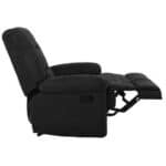 JULIA Πολυθρόνα Relax Σαλονιού - Καθιστικού, Ύφασμα Μαύρο 93x90x100cm - Image 8