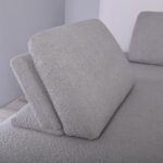 BRISTOL Καναπές Σαλονιού Καθιστικού Πολυμορφικός, Ύφασμα Ανοιχτό Γκρι 318x212x106  H.89cm - Image 8