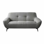 PEDRO Kαναπές Σαλονιού - Καθιστικού 2Θέσιος, Ύφασμα Γκρι 169x92x83cm - Image 5