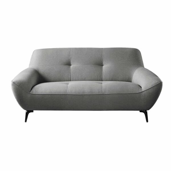 PEDRO Kαναπές Σαλονιού - Καθιστικού 2Θέσιος, Ύφασμα Γκρι 169x92x83cm - Image 5