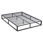 ΥΠΟΣΤΡΩΜΑ Μέταλλο Βαφή Μαύρο, με Μεταλλικές τάβλες 200x160x24 (Στρώμα 160x200)cm - Image 4