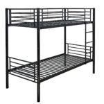 TIVOLI Κρεβάτι Κουκέτα Μέταλλο Βαφή Μαύρο 98x200x165 (Στρώμα 90x190)cm - Image 8