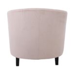 BOGA Πολυθρόνα Σαλονιού Καθιστικού, Ύφασμα Velure Μπεζ 79x70x75cm - Image 10