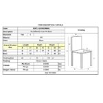 FLORENCE Καρέκλα PP Μαύρο, PP Rattan Μαύρο, Στοιβαζόμενη 41x41x83cm - Image 6