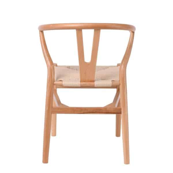 LIMA Καρέκλα Στοιβαζόμενη, Ξύλο Απόχρωση Φυσικό, Κάθισμα Paper Rope Φυσικό 56x55x76cm - Image 11