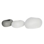 FLOWER POT-ROCK 40x30x19cm, Cement Απόχρωση White 40x30x19cm - Image 4