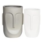 FLOWER POT-TOTEM Φ40x57cm, Cement Απόχρωση Sand Φ40x57cm - Image 4