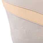 LENA Πολυθρόνα Μέταλλο Βαφή Μαύρο, Pu Μπεζ 60x60x80cm - Image 13