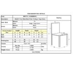 SELECT Καρέκλα Τραπεζαρίας- Κουζίνας, Μέταλλο Βαφή Μαύρο, Pu Μπεζ-Sage Green 56x54x78cm - Image 12