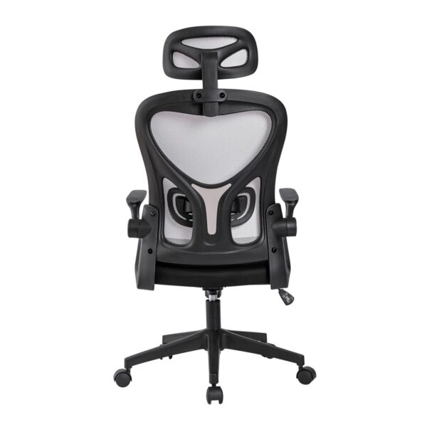 BF3050 Πολυθρόνα Γραφείου- Διευθυντή, Mesh Μαύρο-Γκρι, Μπράτσα up-down 63x63x118/128cm - Image 10