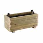 FLOWER POT WOOD Ζαρντινιέρα, Εμποτισμού Pine, Απόχρωση Φυσικό, 70x30x32cm 70x30x32cm - Image 4