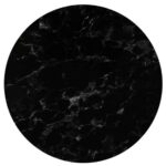 HPL (High Pressure Laminated) Επιφάνεια Τραπεζιού Απόχρωση Black Marble, UV Φ120cm/12mm - Image 4