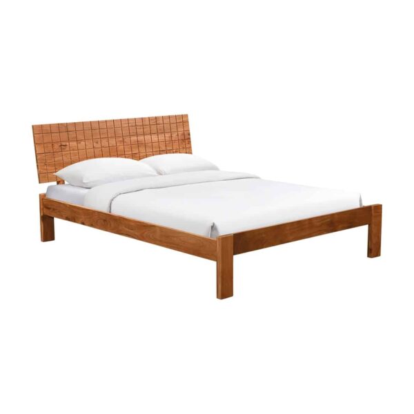 CAPITAL Κρεβάτι Διπλό, για Στρώμα 150x200cm, Ακακία Φυσικό 154x205x72cm - Image 7