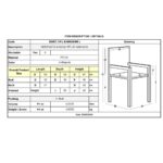 SERENATA Πολυθρόνα Στοιβαζόμενη, PP-UV Ανθρακί 54x58x81cm - Image 6
