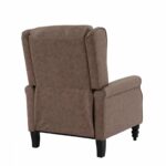 SIMPLE Relax Πολυθρόνα Μπερζέρα Σαλονιού, Καθιστικού, Ύφασμα Απόχρωση Antique Καφέ 72x84x97cm - Image 12