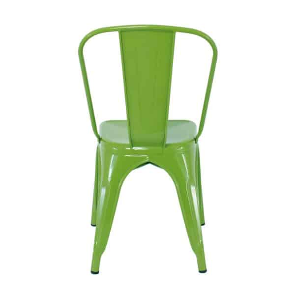 RELIX Καρέκλα Στοιβαζόμενη, Μέταλλο Βαφή Lime 44x49x84cm - Image 9