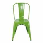RELIX Καρέκλα Στοιβαζόμενη, Μέταλλο Βαφή Lime 44x49x84cm - Image 10