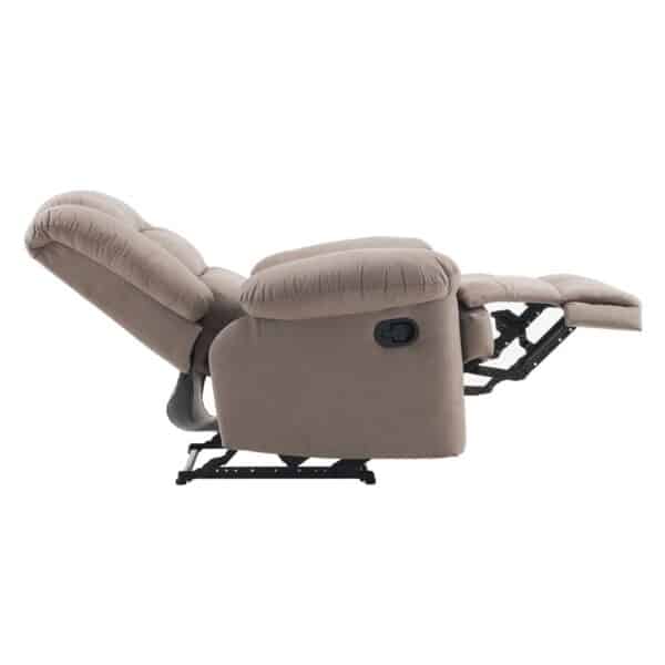 JULIA Πολυθρόνα Relax Σαλονιού - Καθιστικού, Ύφασμα Cappuccino 93x90x100cm - Image 10