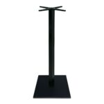 PRATO-W Βάση Τραπεζιού BAR 45x45cm H.93cm Μέταλλο Βαφή Μαύρο με Ρεγουλατόρο / 12,50Kg 45x45 H.93cm - Image 4