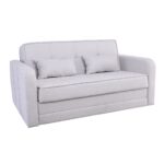 CAMAL Καναπές – Κρεβάτι με Αποθηκευτικό Χώρο, 2Θέσιος Ύφασμα Γκρι Ανοιχτό Sofa:171x115x90 Bed:144x195cm - Image 8