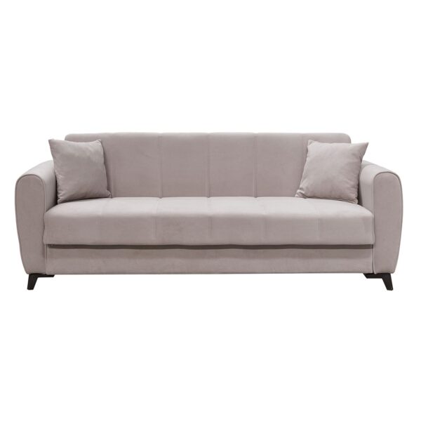 JEROM Καναπές – Κρεβάτι με Αποθηκευτικό Χώρο, 3Θέσιος Ύφασμα Cappuccino Sofa:210x85x83cm Bed:105x180cm - Image 10