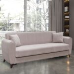 JEROM Καναπές – Κρεβάτι με Αποθηκευτικό Χώρο, 3Θέσιος Ύφασμα Cappuccino Sofa:210x85x83cm Bed:105x180cm - Image 13