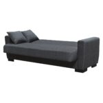 GALAXY Καναπές – Κρεβάτι με Αποθηκευτικό Χώρο, 3Θέσιος Ύφασμα Σκούρο Γκρι Sofa:210x82x81cm Bed:105x180cm - Image 12