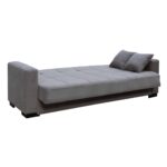 CARSON Καναπές – Κρεβάτι με Αποθηκευτικό Χώρο, 3Θέσιος Ύφασμα Γκρι Sofa:225x94x94cm Bed:120x190cm - Image 12