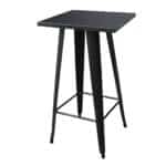 RELIX Τραπέζι Bar Μέταλλο Βαφή Μαύρο 60x60x103cm - Image 4