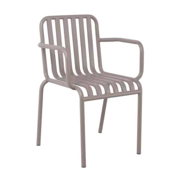 MODIAL Πολυθρόνα Μέταλλο Βαφή Cappuccino 60x51x82cm - Image 5