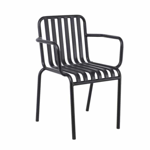 MODIAL Πολυθρόνα Μέταλλο Βαφή Μαύρο 60x51x82cm - Image 5