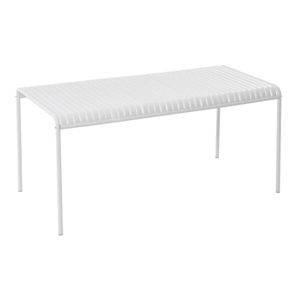 MODIAL Τραπέζι Μέταλλο Βαφή Άσπρο 159x80x75cm - Image 5