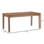 COFFEE Τραπεζάκι Σαλονιού Καθιστικού Βεράντας-Κήπου, Ακακία Φυσικό 100x50x45cm - Image 12