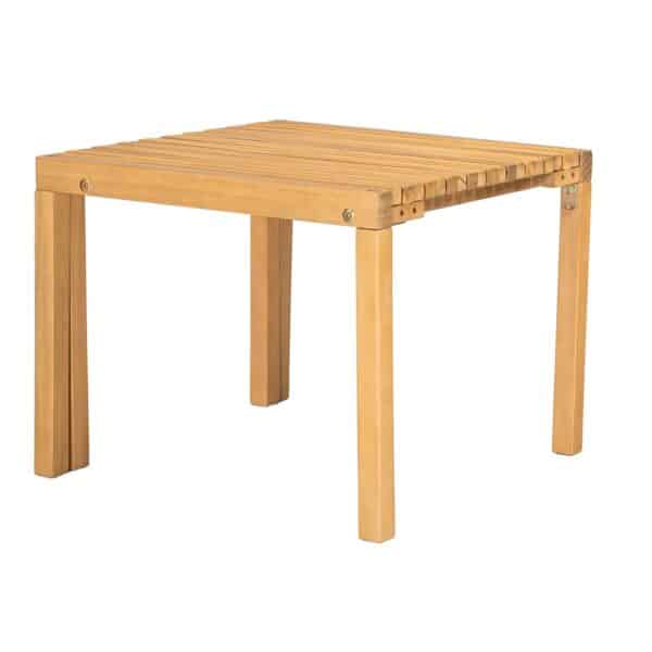COZY Τραπεζάκι Βοηθητικό Βεράντας-Κήπου, Επεκτεινόμενο Ακακία Φυσικό 50+30x50 H.40cm - Image 9