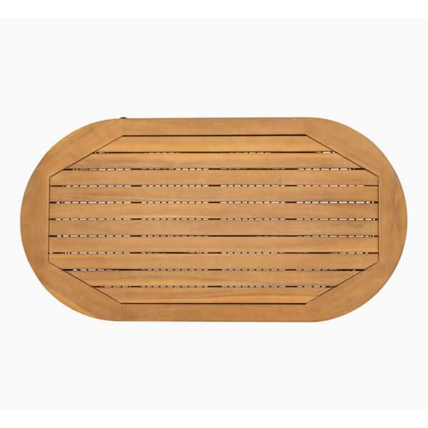 MARK Set Σαλόνι Κήπου 4τεμ, Acacia Φυσικό, Μαξιλάρια Μπεζ Rope Wicker Μπεζ 2 Πολυθρ+1 Καναπ+1 Τραπεζάκι - Image 18