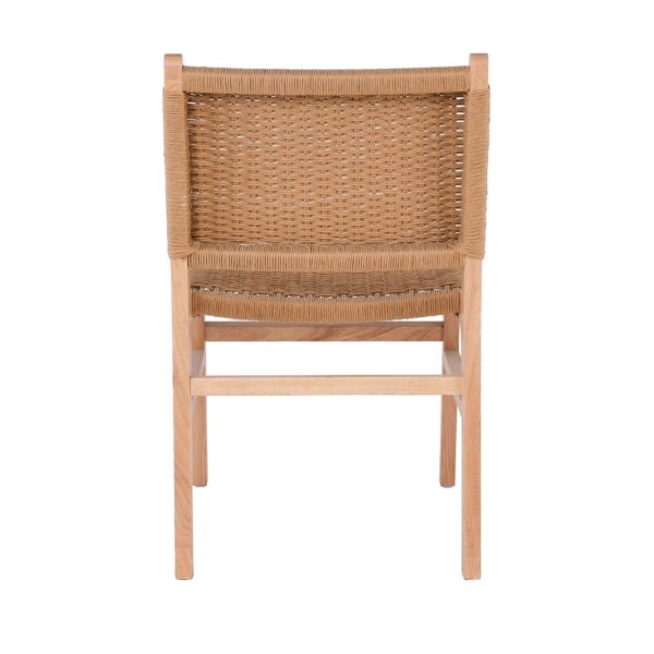 COMO Καρέκλα Τραπεζαρίας Φυσικό, Κάθισμα Paper Rope 50x61x85cm - Image 10