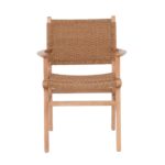 COMO Πολυθρόνα Τραπεζαρίας Φυσικό, Κάθισμα Paper Rope 63x59x86cm - Image 11