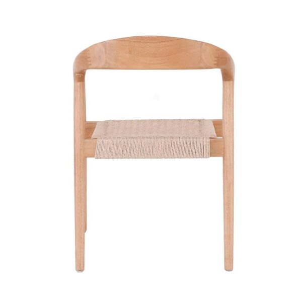 LEXY Πολυθρόνα Τραπεζαρίας Φυσικό, Κάθισμα Paper Rope 56x56x78cm - Image 10