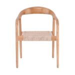 LEXY Πολυθρόνα Τραπεζαρίας Φυσικό, Κάθισμα Paper Rope 56x56x78cm - Image 11