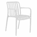 MODA-N Πολυθρόνα Στοιβαζόμενη PP, Απόχρωση Άσπρο 56x57x81cm - Image 4