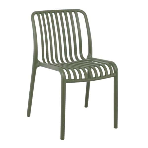 MODA-Ν Καρέκλα Στοιβαζόμενη PP, Απόχρωση Πράσινο 51x57x78cm - Image 4