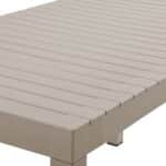 DALTON Τραπέζι Κήπου-Βεράντας Μέταλλο Βαφή Γκρι, PP-UV Γκρι 141x70x74cm - Image 8